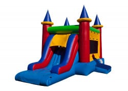 Castle Bounce House With Slide (Dry)