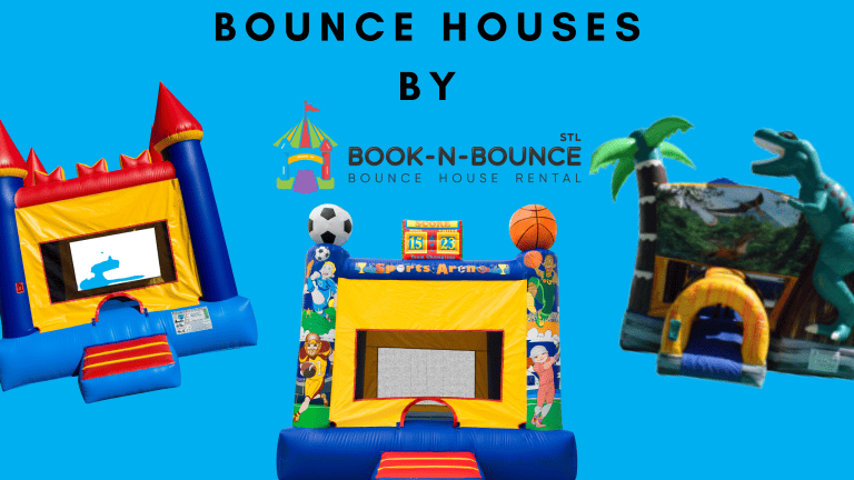 A selection of Bounce Houses for rent from Book-N-Bounce STL
