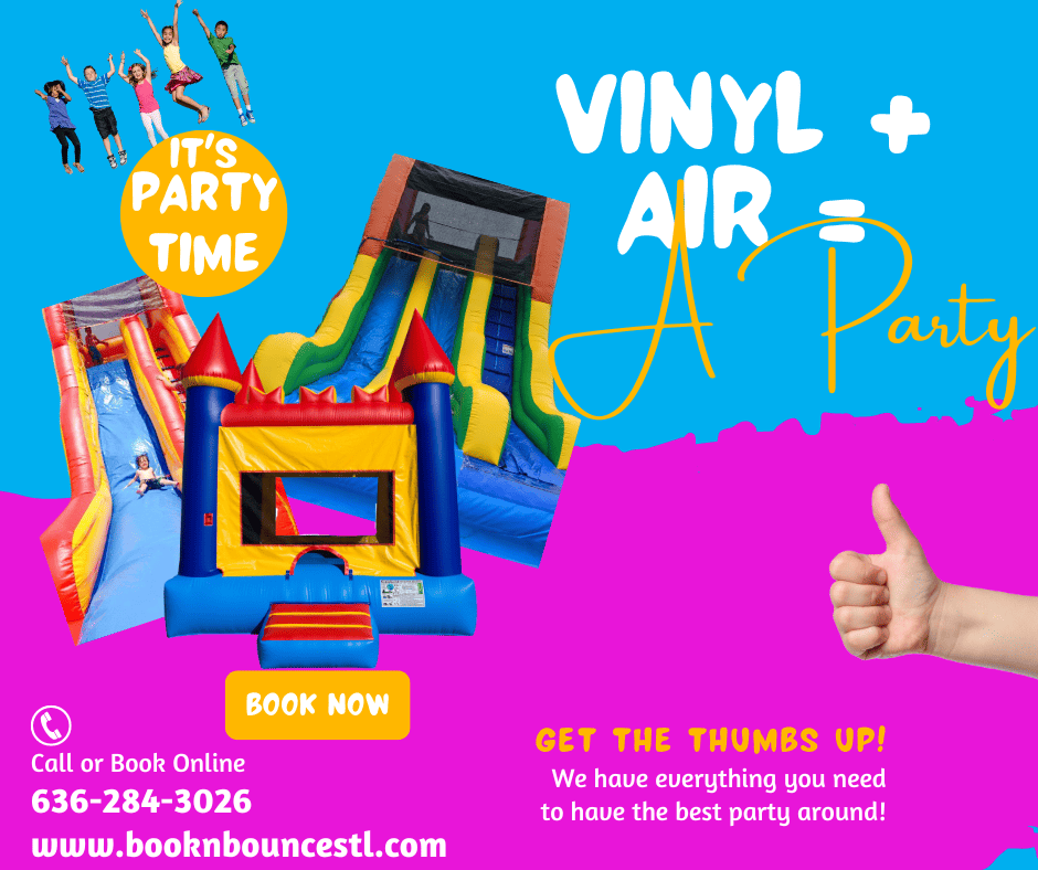 It's party time with inflatable rentals from Book-N-Bounce STL